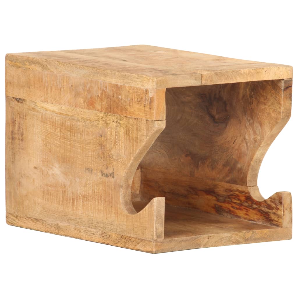 Настенное крепление для велосипеда, 35 x 25 x 25 см, необработанное манговое дерево