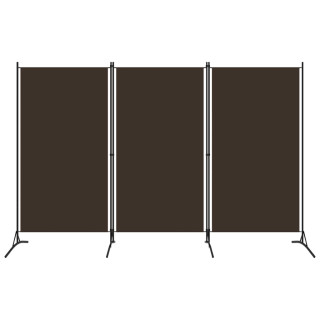 3 paneeliga ruumijagaja, pruun, 260 x 180 cm