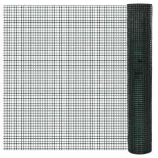 Канада проволочная сетка оцинкованная с ПВХ покрытием 10 x 1 м, зеленая