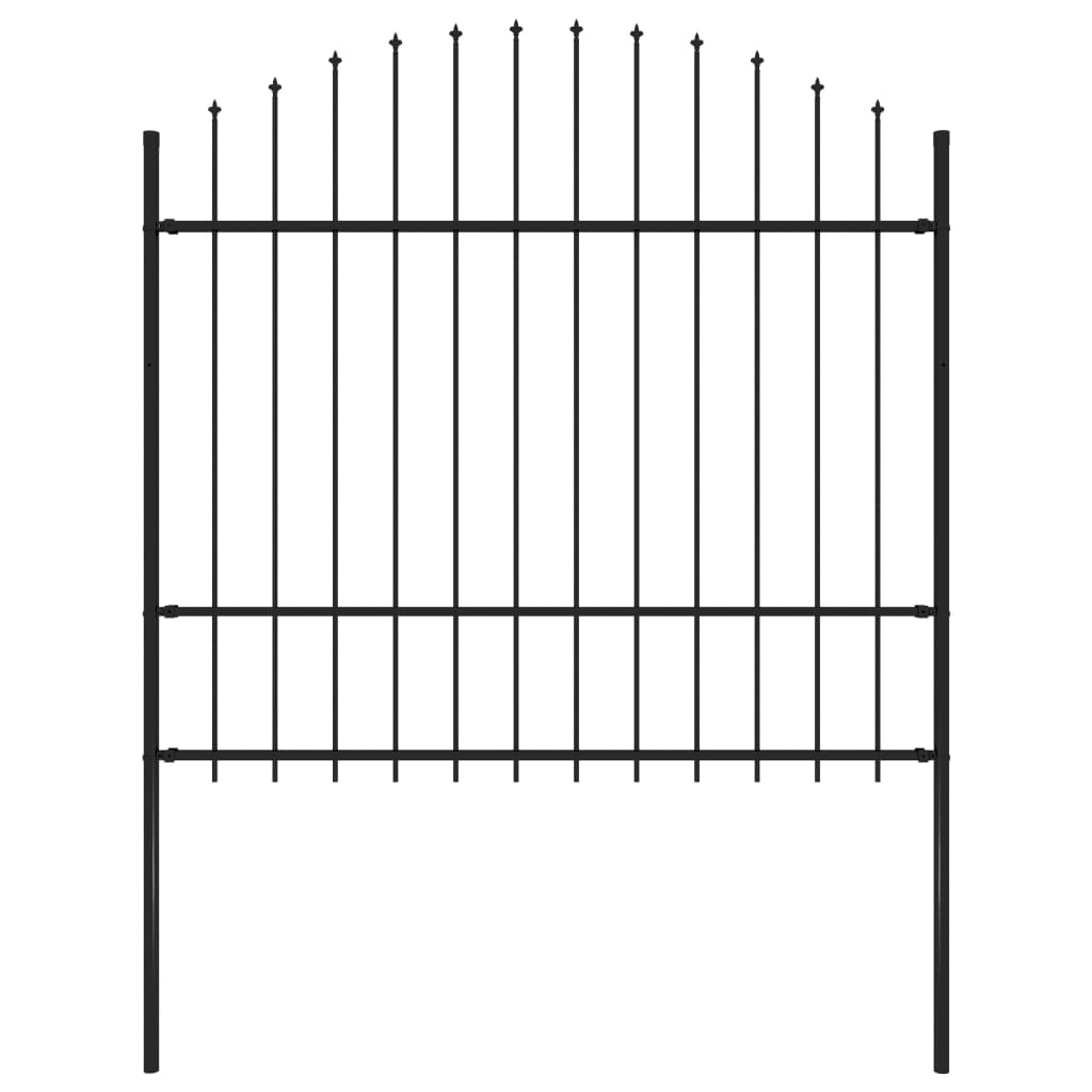 aiapiire odaotsaga, terasest, 181 x 175 cm, must