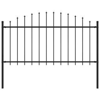 aiapiire odaotsaga, terasest, 181 x 150 cm, must