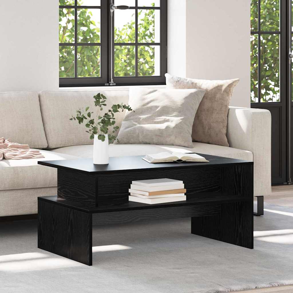 Kohvilaud Must tamm 90 x 55 x 42.5 cm Tehispuit