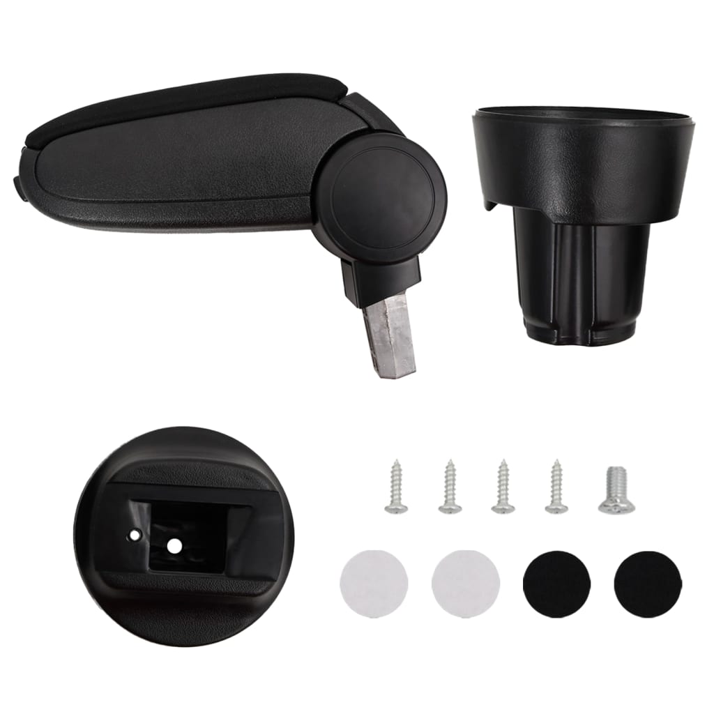 Подлокотник автомобильный, черный, 13 x 33 x (33-49) см, ABS