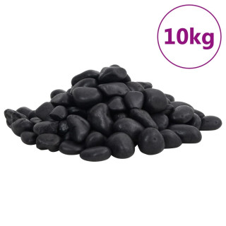 poleeritud veerkivi 10 kg, must, 2-5 cm