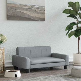 Лежанка для собаки, светло-серая, 70 x 45 x 30 см, ткань