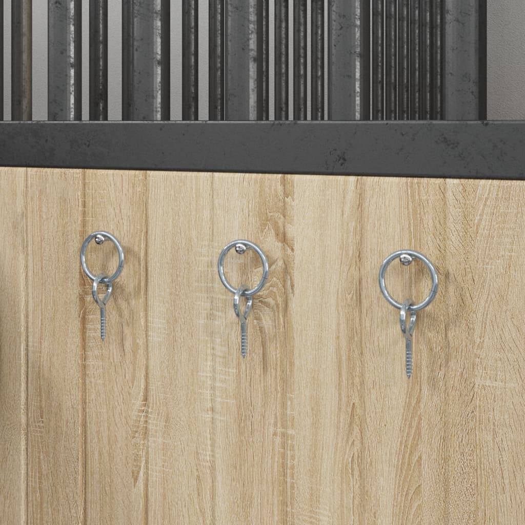 Крепежные кольца с рым-болтами 3 шт, серебристый, сталь