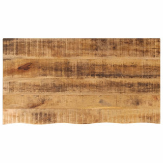lauaplaat, 120 x 60 x 2,5 cm, naturaalsete servadega, mangopuit