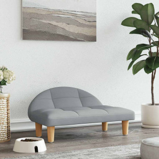 Лежанка для собаки, светло-серая, 70x52x30 см, ткань