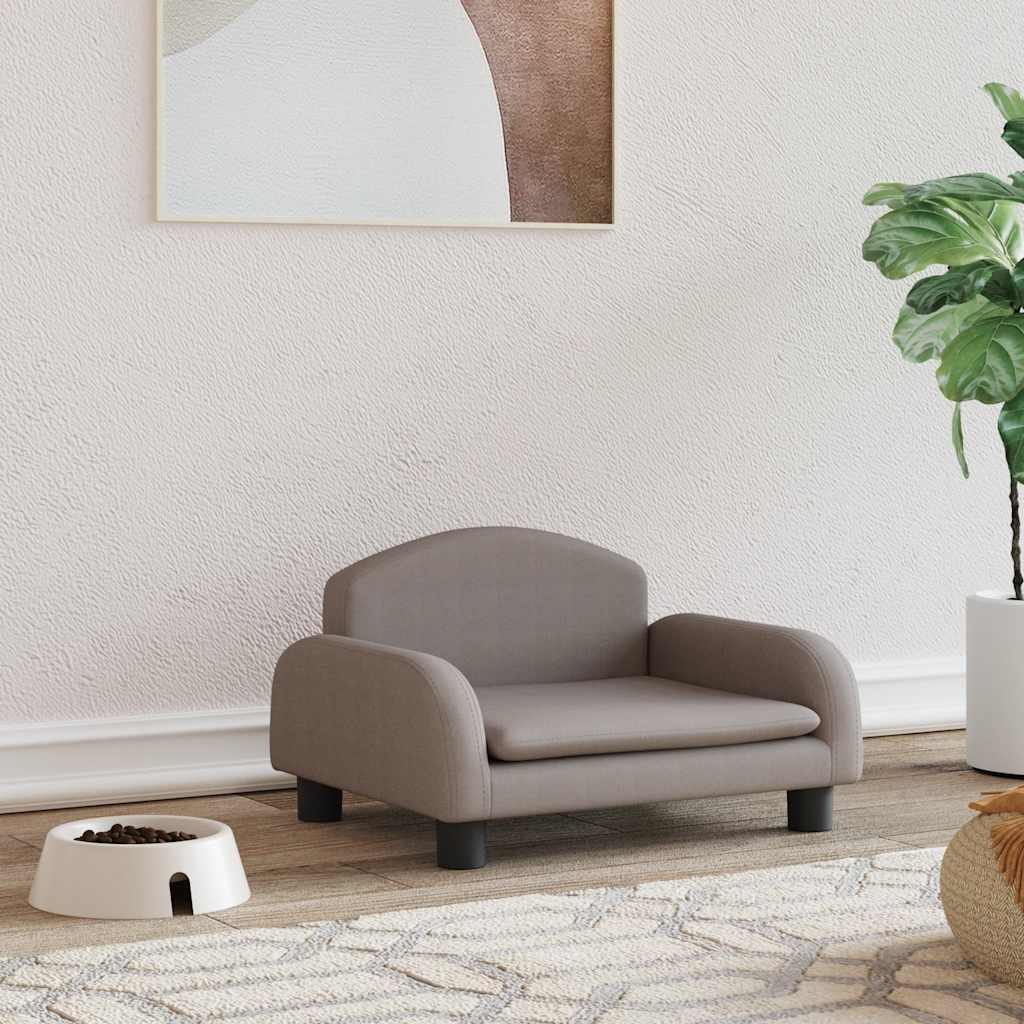 Лежанка для собаки, коричневато-серый, 50 x 40 x 30 см, ткань