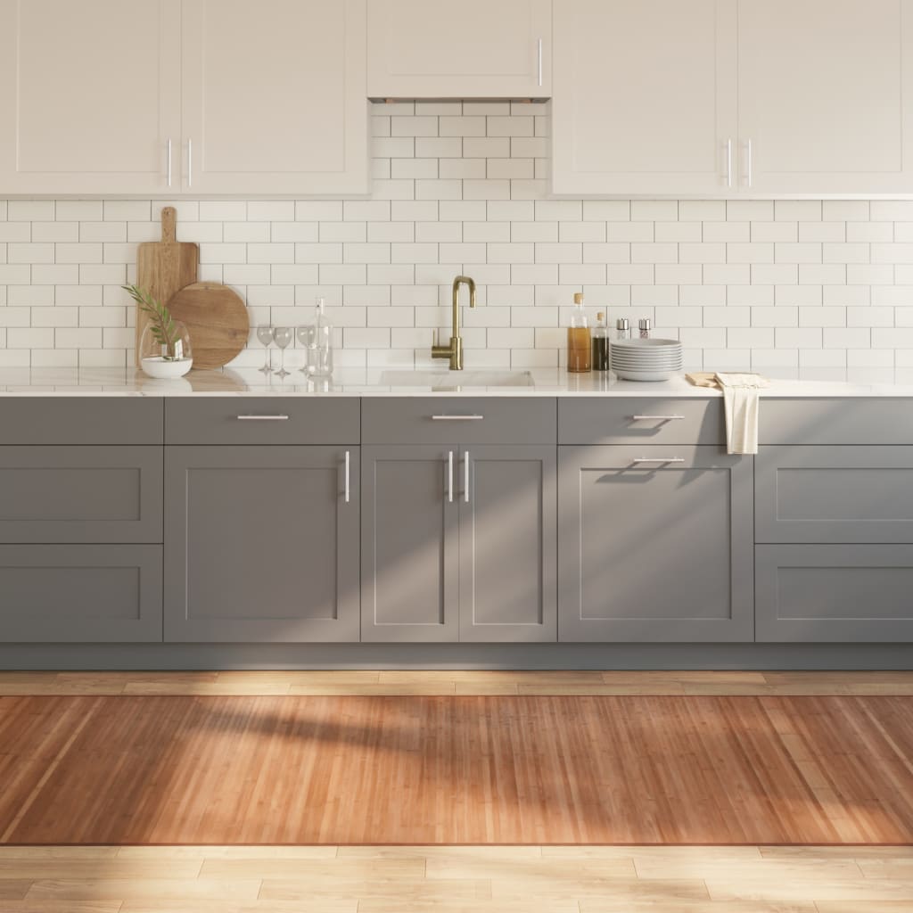 vaip, ristkülikukujuline, naturaalne, 100 x 300 cm, bambus