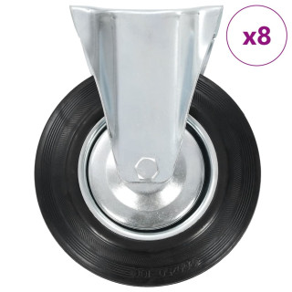 Колеса фиксированные, 8 шт, 200 мм