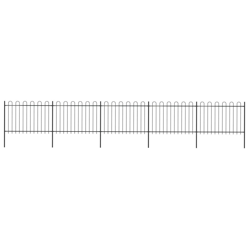 kumerate otstega aed, teras, 8,5 x 1,2 m, must