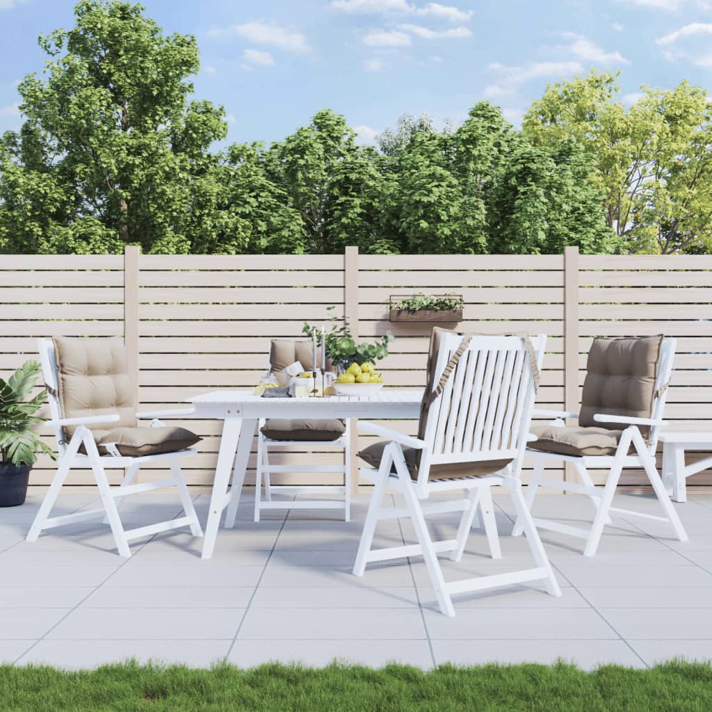 madala seljatoega toolipadjad 4 tk, pruunikashall, kangas