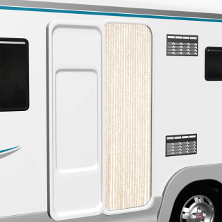 Штора от насекомых, бежево-белая, 56 x 200 см, синель