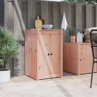 Köök uks uksega Pruun 50 x 9 x 82 cm täispuit-douglaskuusk