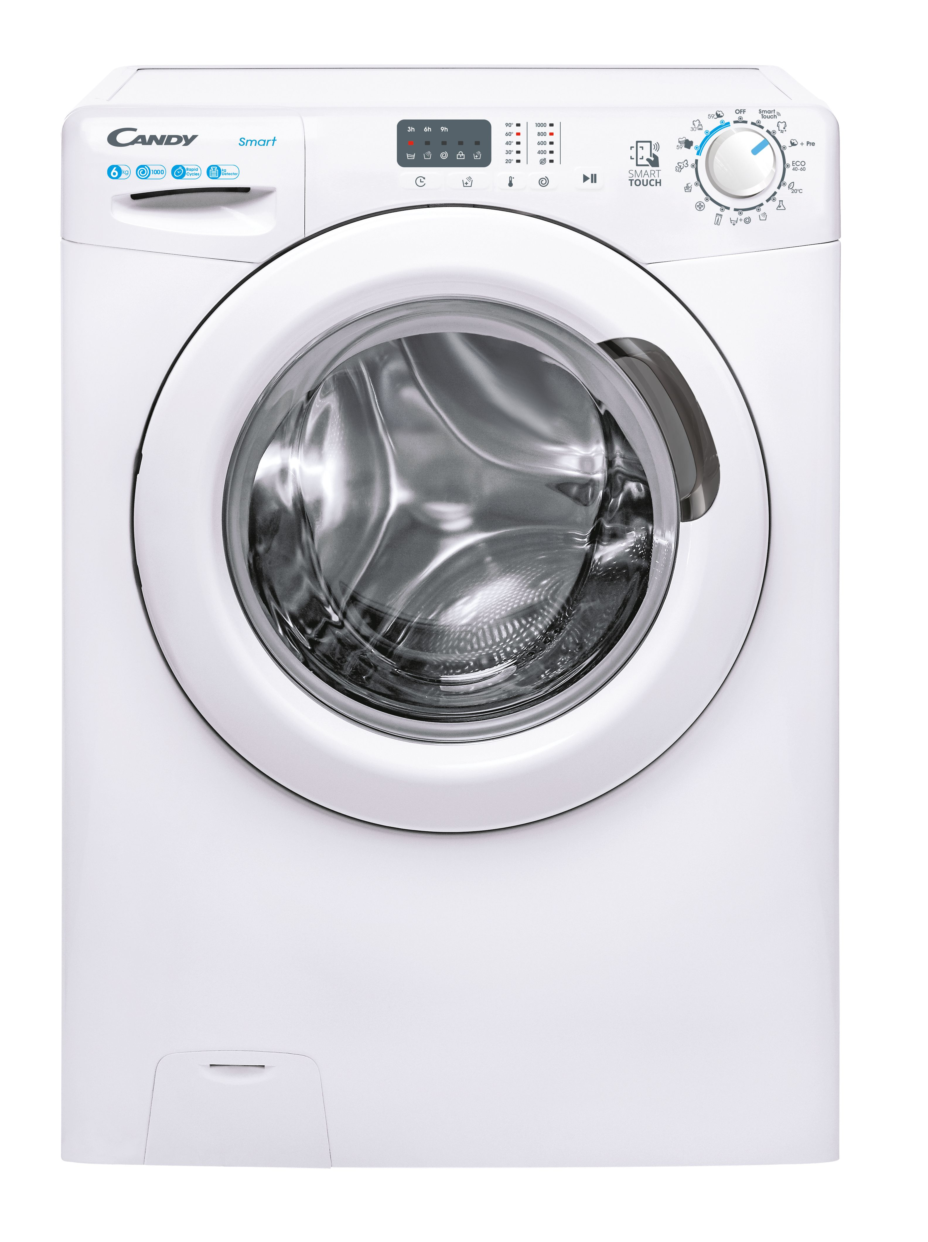 CANDY Washing machine CS4 1061 DE/1-S, 6 kg, 1000 rpm, Energy class D, Depth 45 cm