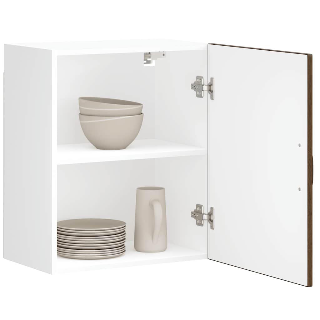 Köögi seinakapp Lucca, pruun tamm, tehispuit