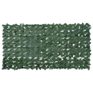rõdupiirde kate, tumerohelised lehed, 200 x 100 cm