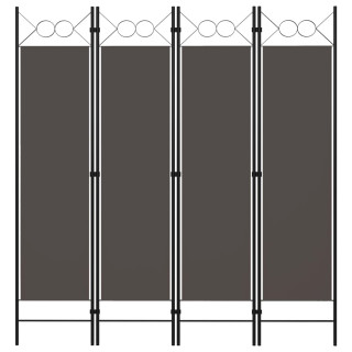 4 paneeliga ruumijagaja, antratsiithall, 160 x 180 cm