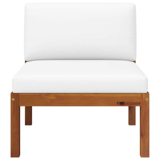 kaheosaline aiamööblikomplekt patjadega, puit, akaatsia ja köis