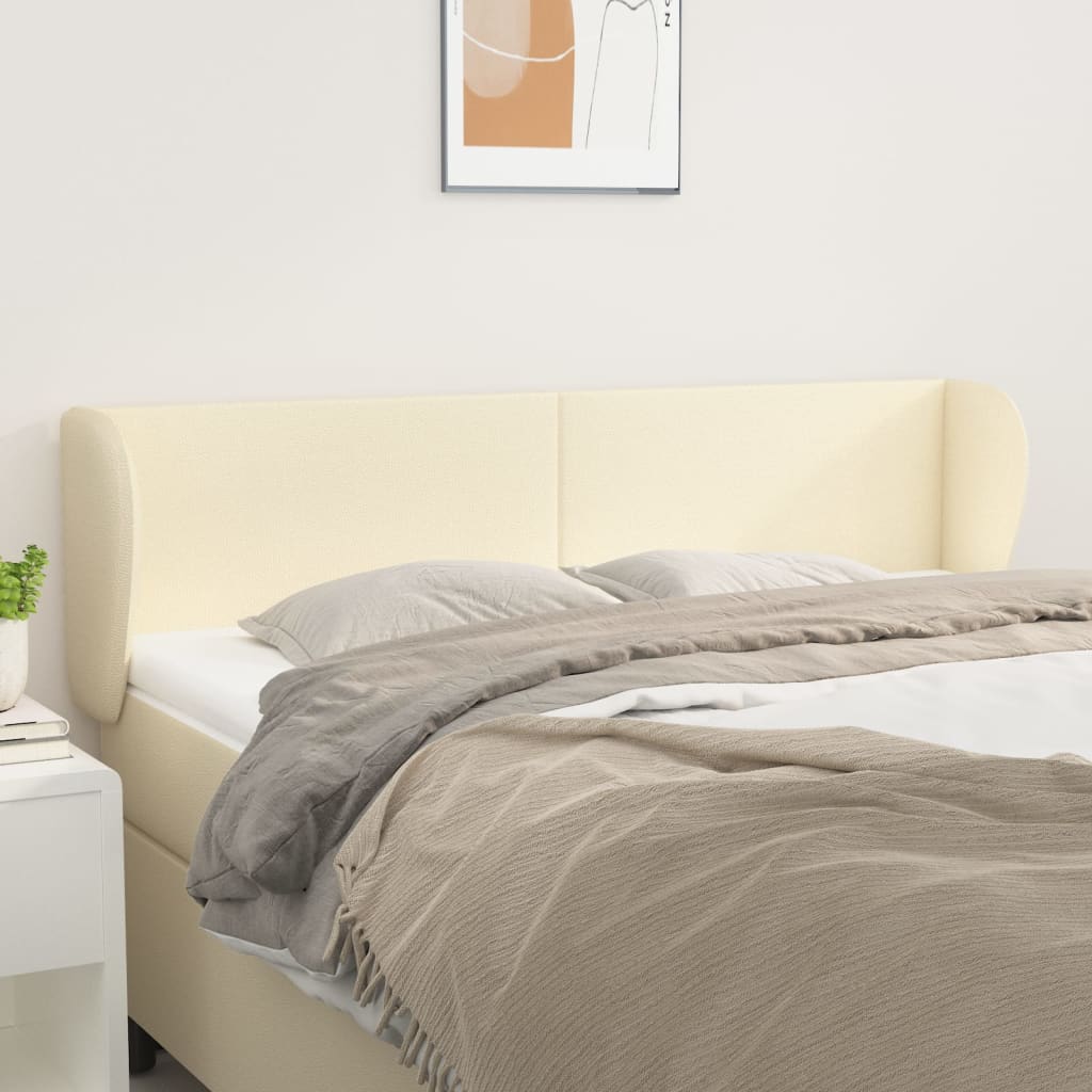 voodipeats servadega, kreemjas, 147x23x78/88 cm, kunstnahk