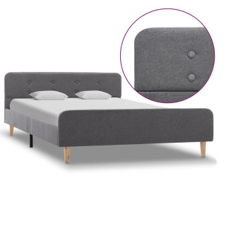 voodiraam, helehallist kangast, 120 x 200 cm