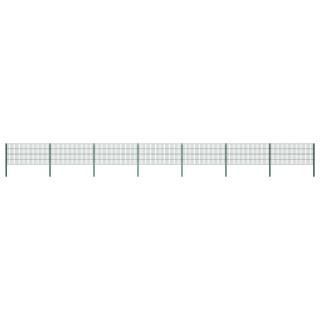 aiapaneel postidega, raud, 1212 x 80 cm, roheline