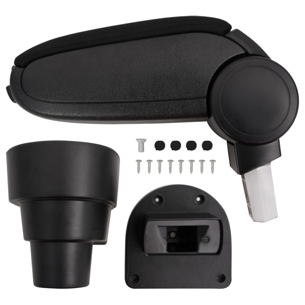 Подлокотник автомобильный, черный, 15,5x32x(41-54) см, ABS