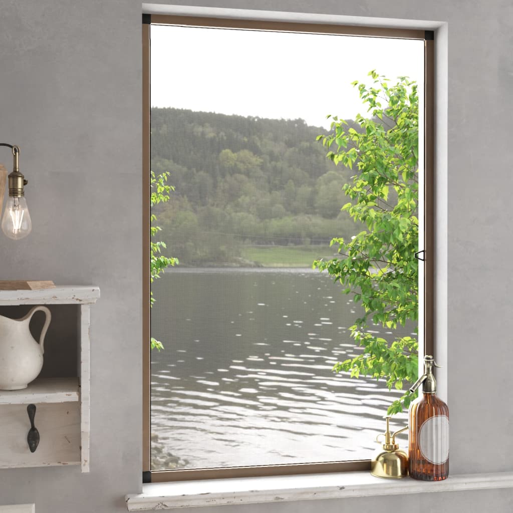 putukavõrk aknale pruun 80 x 120 cm