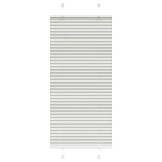 Плиссированная штора светло-серая 60x150 см, ширина ткани 59,4 см