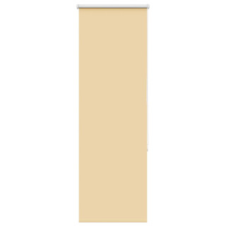 Рулонная штора с затемнением, бежевая, 60x130 см, ширина ткани 55,7 см, полиэстер