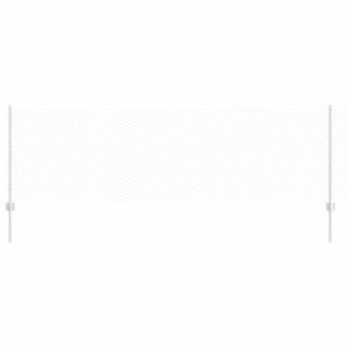 Aed koos postidega Hõbedane 0.8 x 100 m Teras