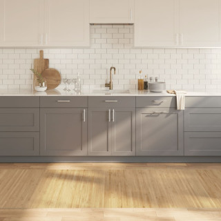 Ковер прямоугольный, натуральный светлый, 100 x 300 см, бамбук