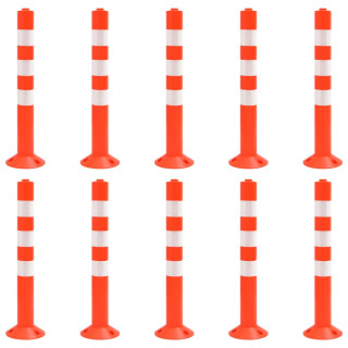 liikluskorralduse tähispostid, 10 tk, plast, 75 cm, PE