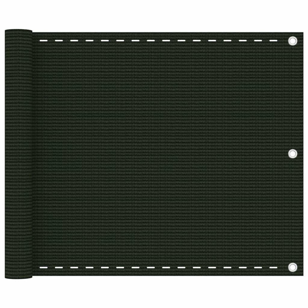 rõdusirm, tumeroheline, 75 x 500 cm, HDPE