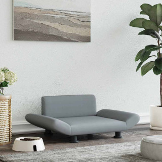 лежанка для собаки, светло-серая, 70 x 45 x 28 см, ткань