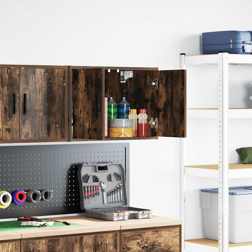 Garaaži seinakapp Suitsutatud tamme ehituspuit