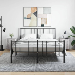 Тумбочки прикроватные 2 шт, серый дуб Сонома, 40 x 40 x 50 см, ДСП