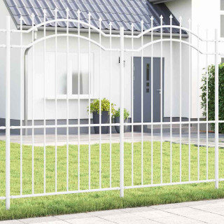 Aiandus aiapaneel Valge 215 cm Pulbervärvitud Teras