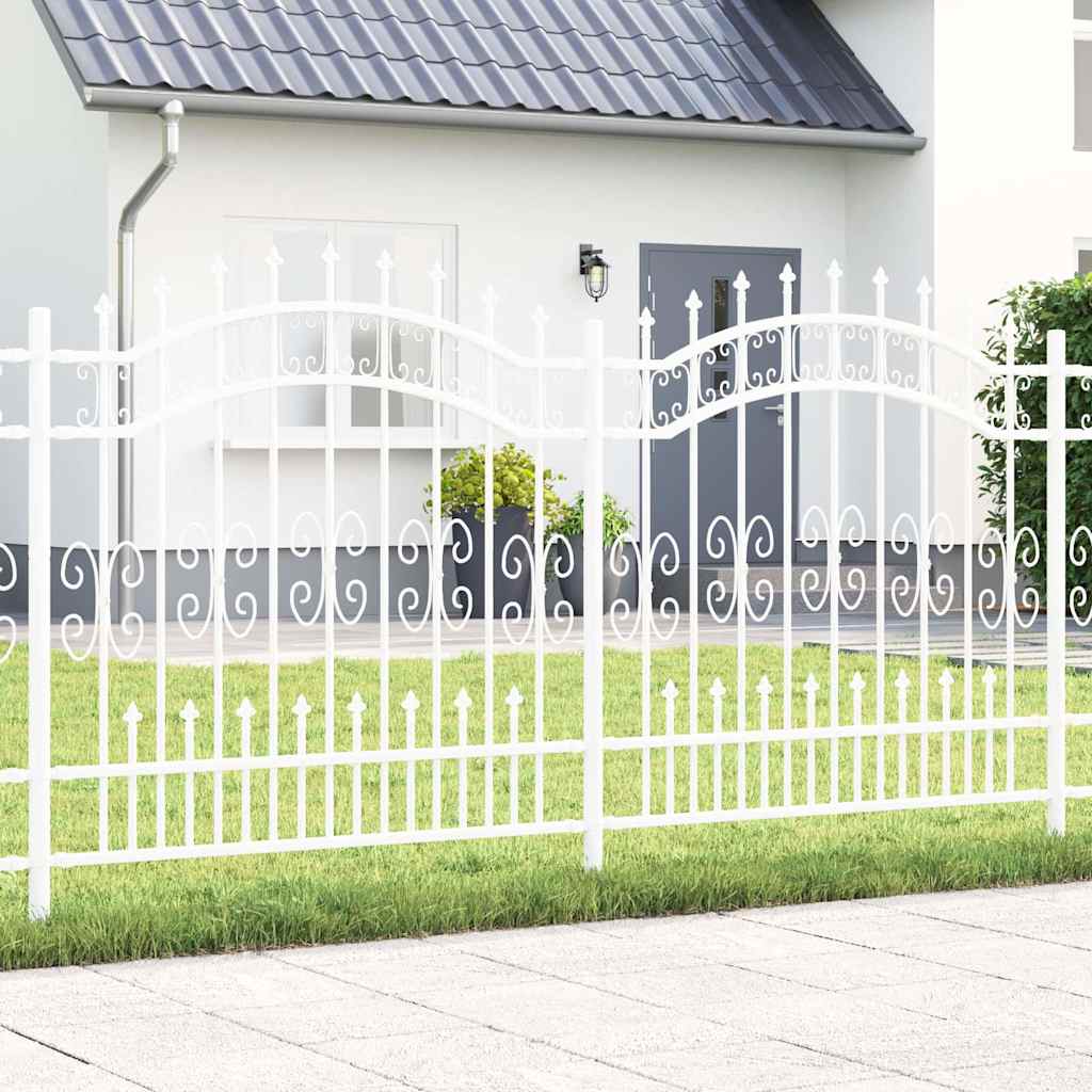 Aiandus aiapaneel Valge 165 cm Pulbervärvitud Teras