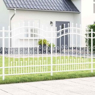 Aiandus aiapaneel Valge 165 cm Pulbervärvitud Teras