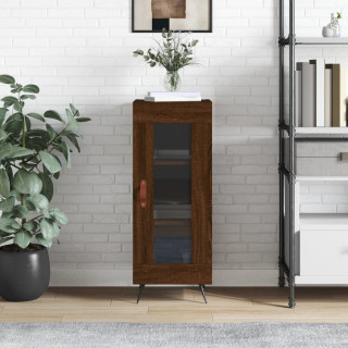 Puhvetkapp, pruun tamm, 34,5 x 34 x 90 cm, tehispuit