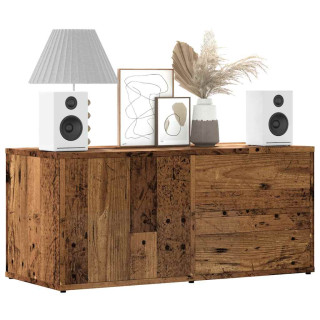 Тумба под телевизор Old Wood 80x34x35,5 см из искусственного дерева