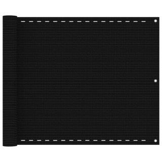 Балконная сетка, черная, 75 x 400 см, HDPE