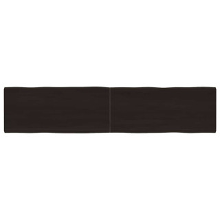 lauaplaat, tumepruun, 180 x 40 x (2-4) cm, töödeldud täispuit