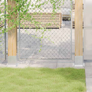 postialused ruudukujulised 4 tk, 121x121 mm, tsingitud teras