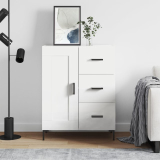 Puhvetkapp, valge, 69,5 x 34 x 90 cm, tehispuit