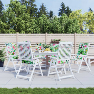 Подушки на стулья с высокой спинкой 6 шт, разноцветные, ткань