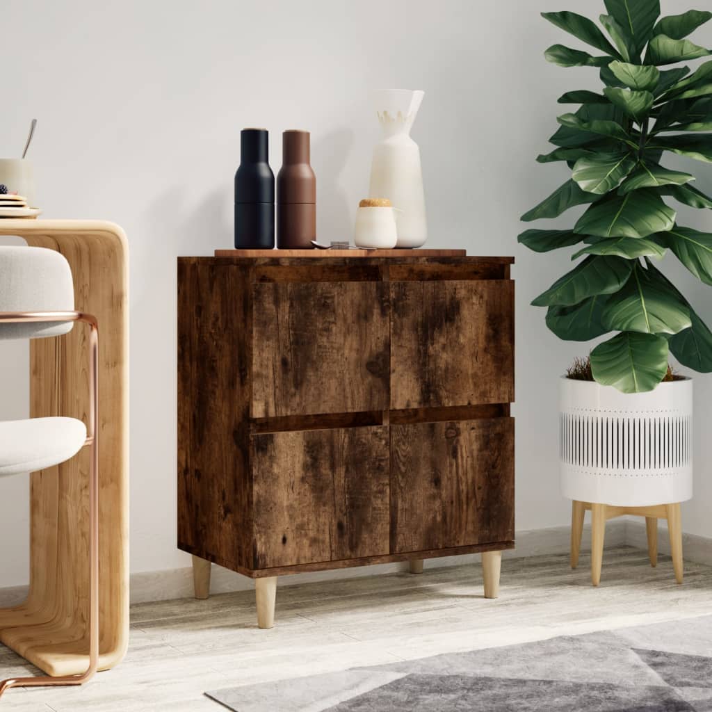 Буфет, дымчатый дуб, 60x35x70 см, искусственное дерево