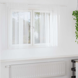 Kardinaid kardinatega 2 pcs Valge 140x140cm Polüester